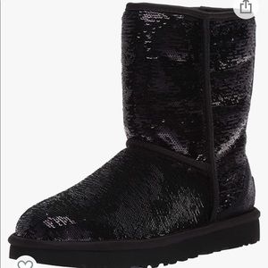 Women’s black sequin Uggs. Gently worn.